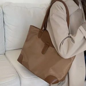프린티드 나일론 스몰 토트백 8947YAA  ivory