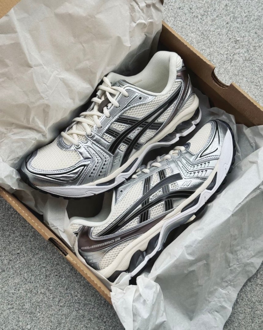 아식스 Gel-Kayano 14 크림 블랙 공용사이즈 - 이미지 3